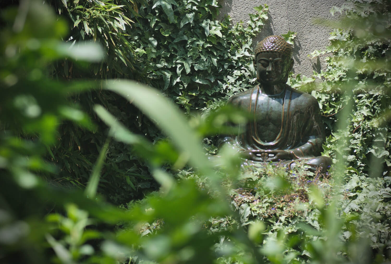 statue du Bouddha le jardin du centre